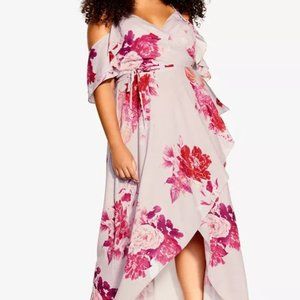 CITY CHIC Trendy Plus Size Sakura Maxi Dress